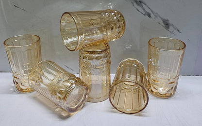 Coloured Heavy gauge thick WATER glass now available