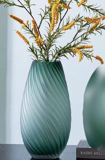 Nordic glass flower vase