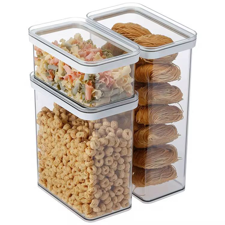 Stackable Air Tight Containers Acrylic Airtight storage containers stackable – Luxury Homes Collections
