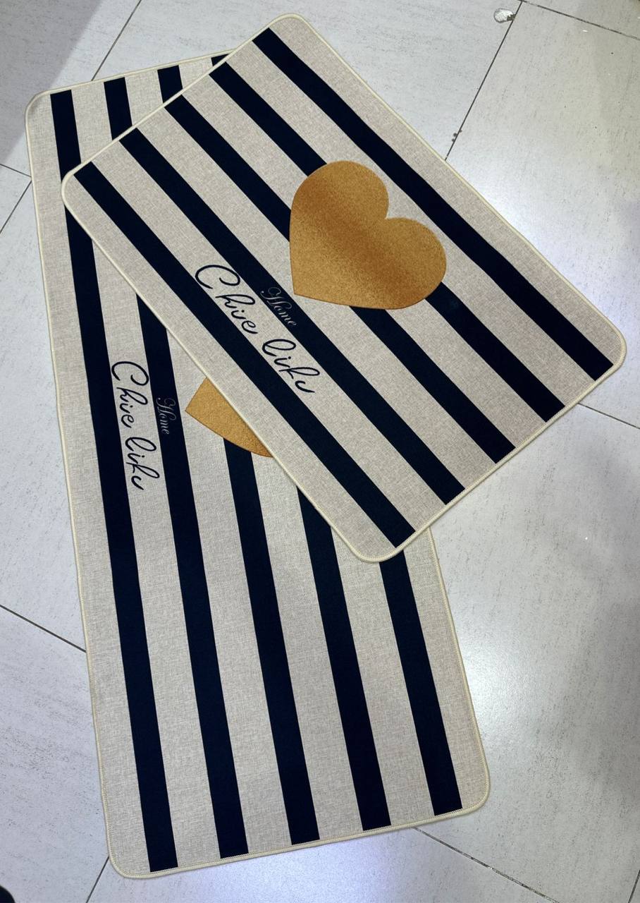 2 pc rubber kitchen mats