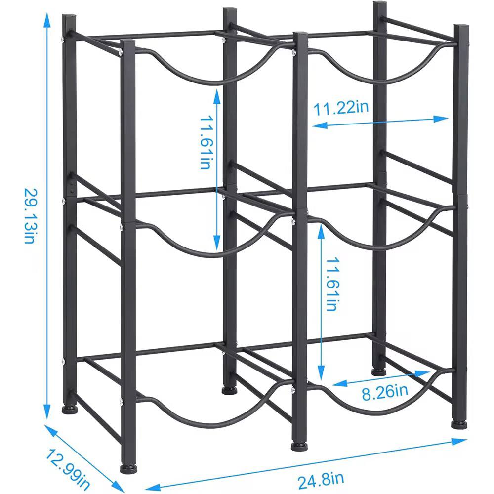 6 Water Bottle holder rack