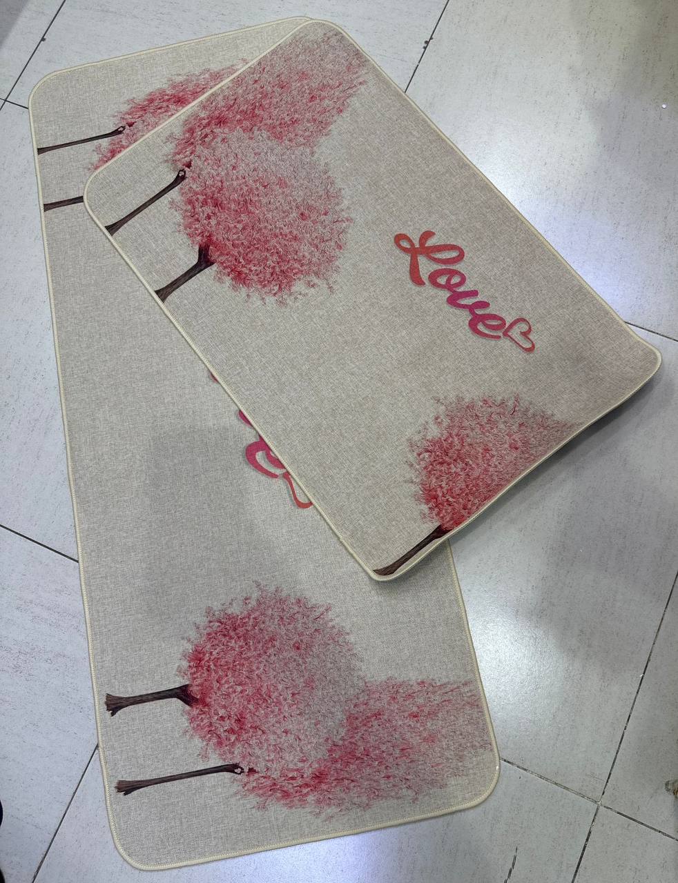 2 pc rubber kitchen mats