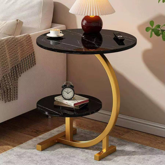 2 Tier Luxury Y-Shaped Side Table Living Room