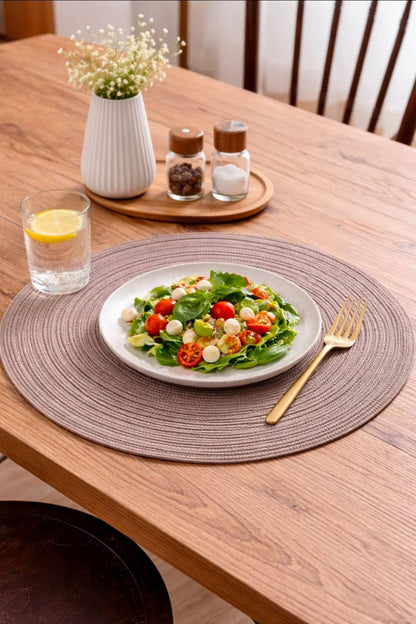 Elegant Round Woven Placemats