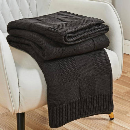 Knitted Throw Blanket