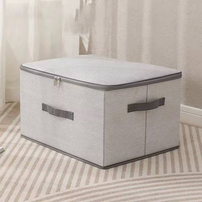 Large capacity collapsible zipper  storage box.