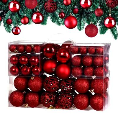 100pcs Christmas Tree Decor Balls Set