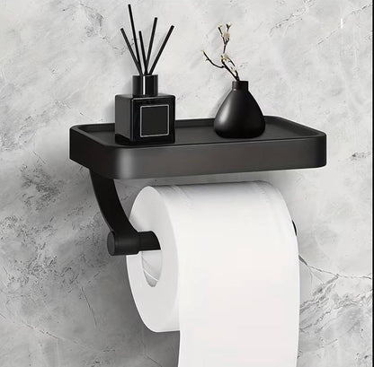 New Stainless Steel Toilet Paper Holder with Phone Shelf