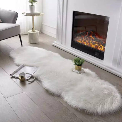 Faux Fur Multipurpose Decorative Throw Rugs