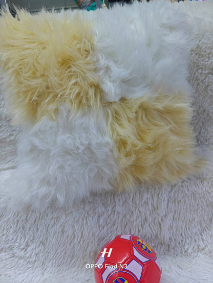 Double colour fauxfur cases