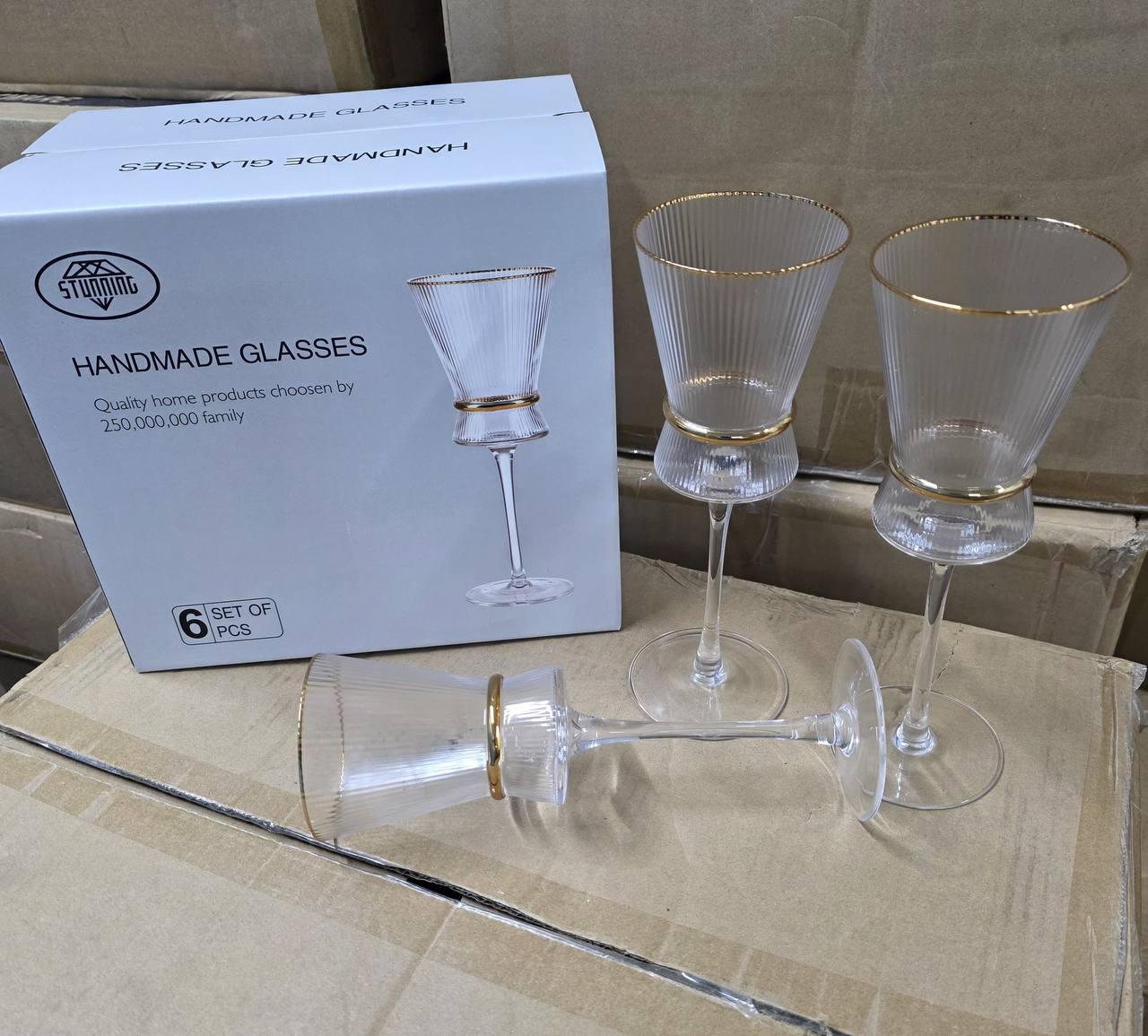 Elegant  Crystal Wine Glass
