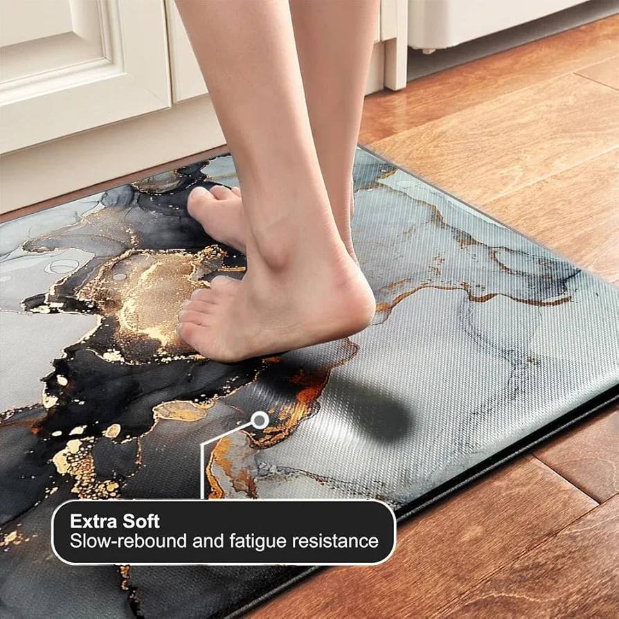 Cushioned Anti-Fatigue Kitchen Rug Mat