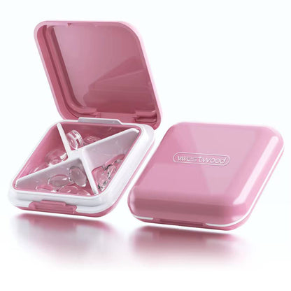 Small cute and portable daily pill box