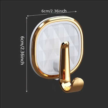 Luxury punch free multifunctional wall hooks