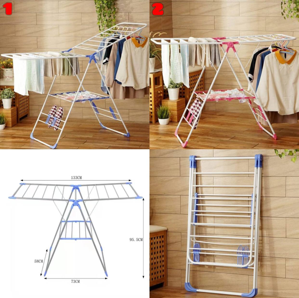 Balcony clothes rack
