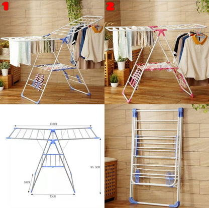 Balcony clothes rack