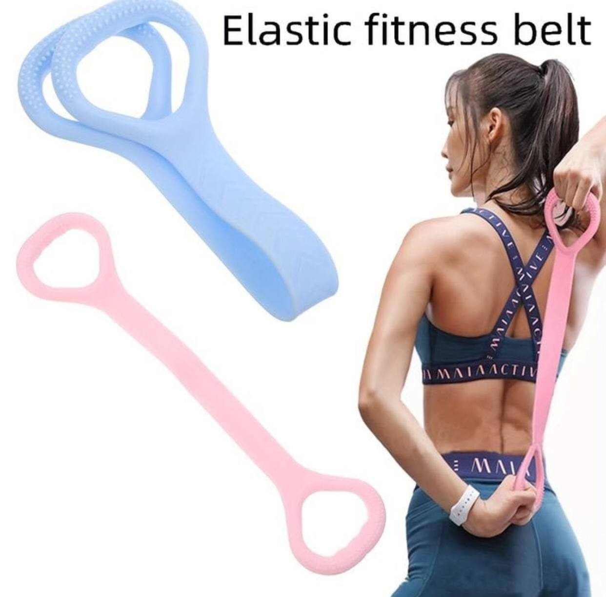 Resistant Yoga Muscle Stretcher Band