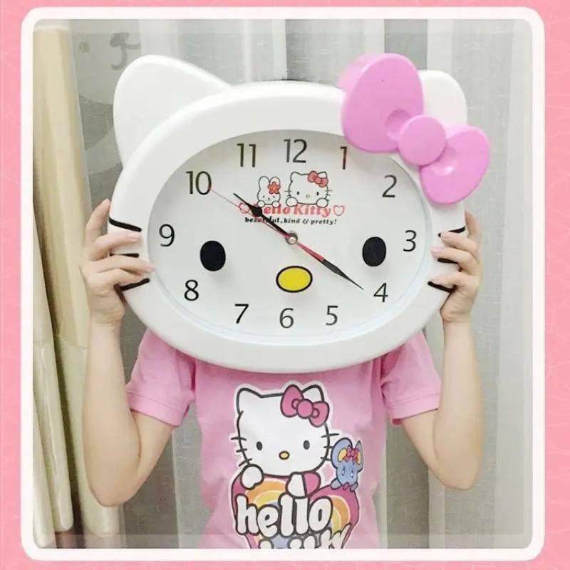 Sanrio Hello Kitty 14 Inch Silent Wall Clock