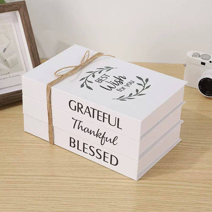 3pc Decor  books for modern home decor