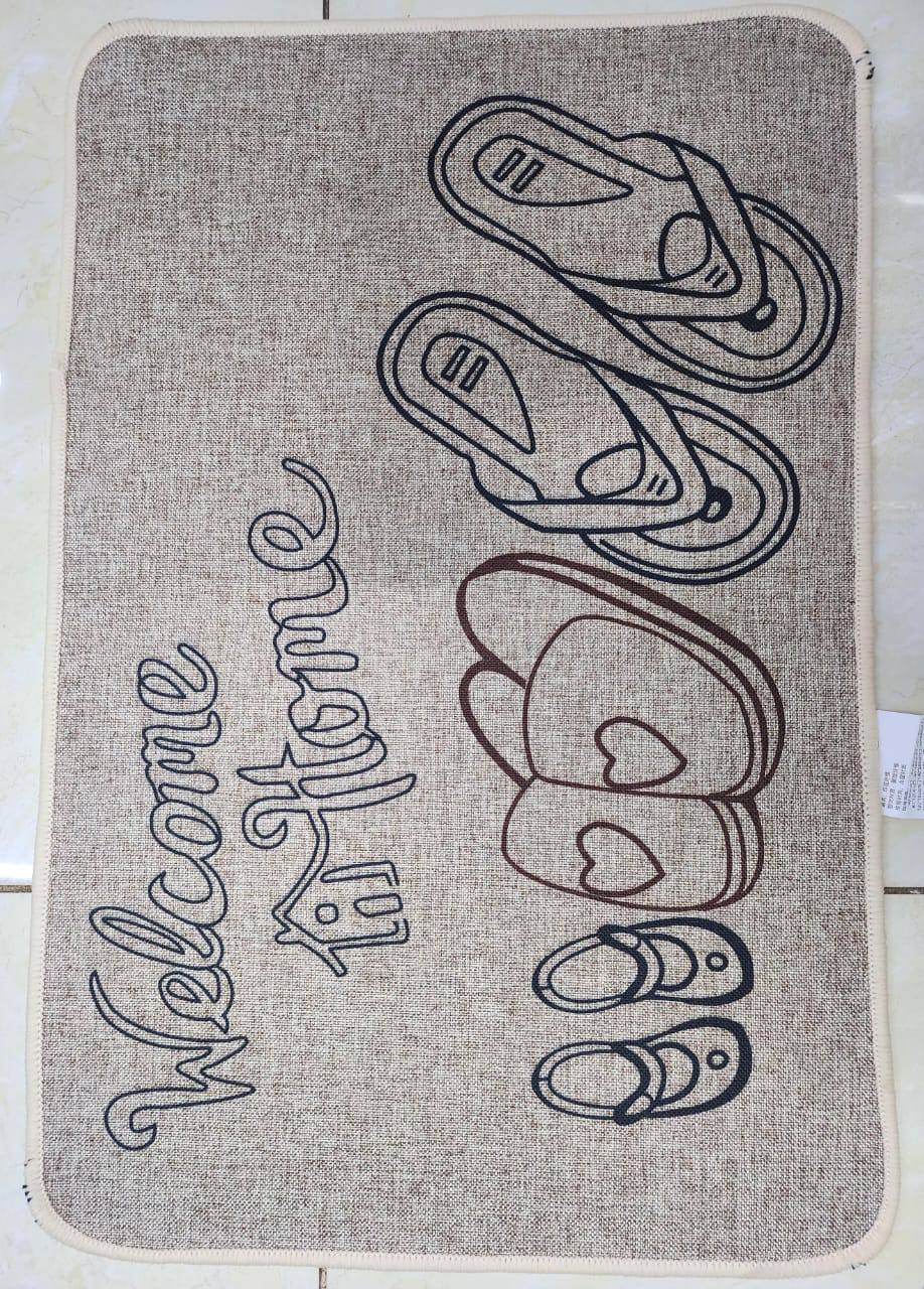 Novelty entry door mat