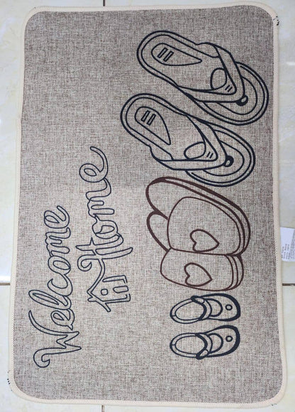 Novelty entry door mat