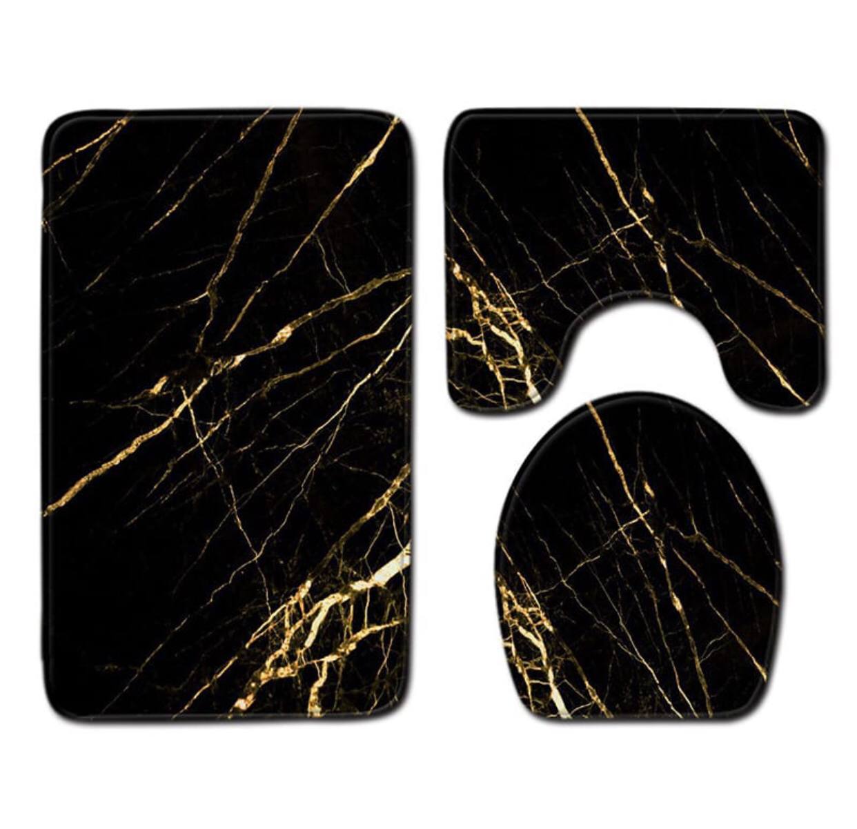 3 in 1 3D Bathroom toilet mats(big size)
