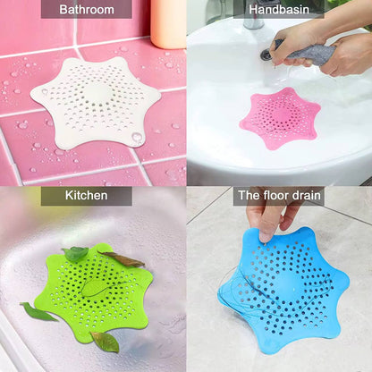 Star shaped sink strainers