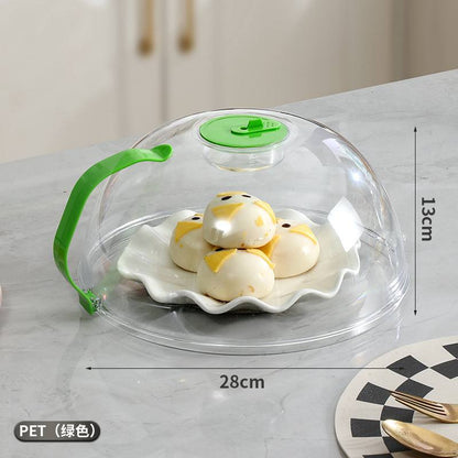 Microwave-Safe Steamer Cover with Handle