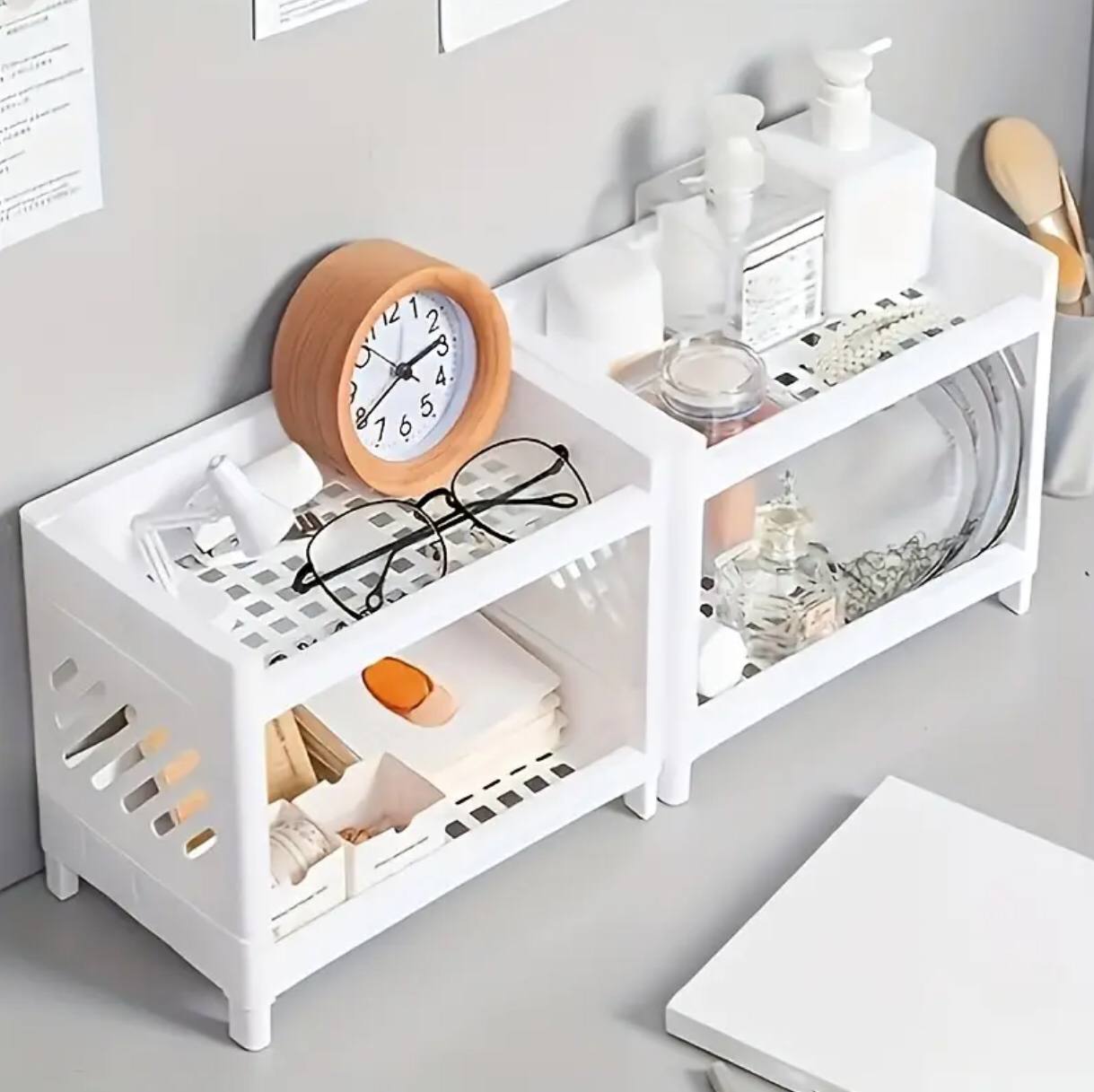 Double Layer Desktop Storage Rack