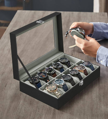 12 slots watch Organizer/ storage box