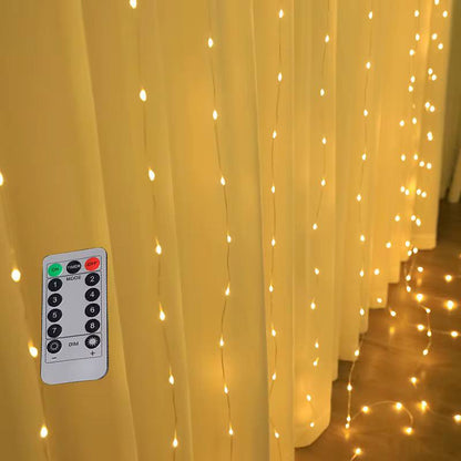 3M×3M CURTAIN LIGHTS WITH REMOTE