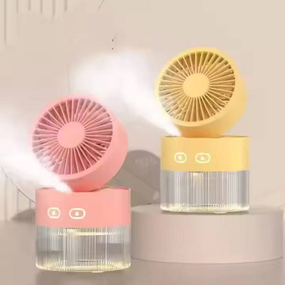 350ml 3 speed 35ml/h rechargeable portable fan with humidifier
