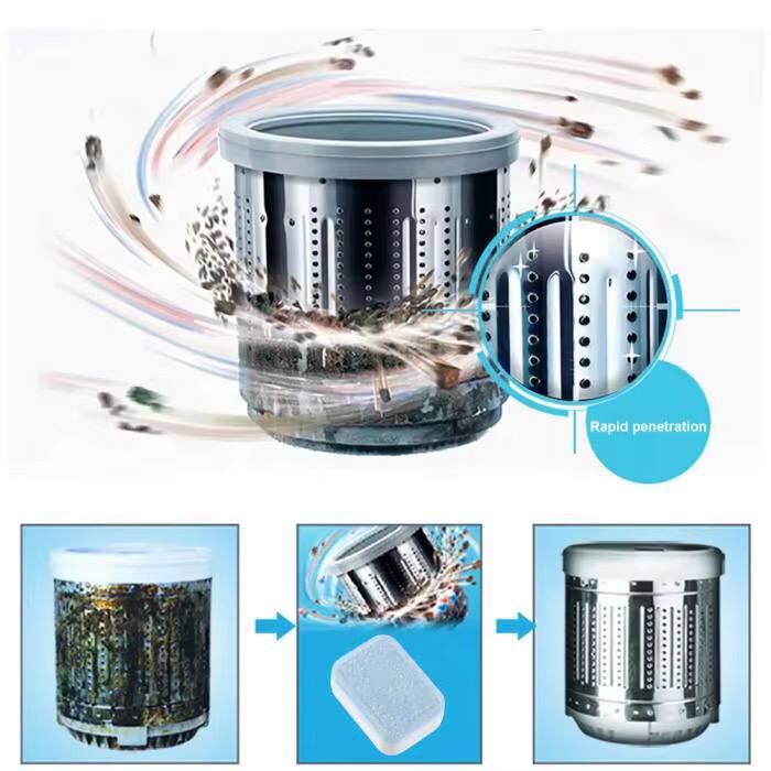 Drum washing machine antibacterial  cleaning Tablets