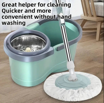 Metallic magic spin mop