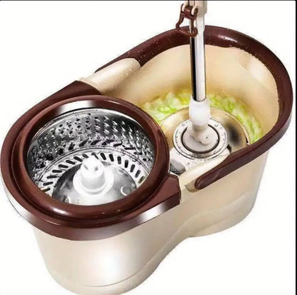 Metallic magic spin mop