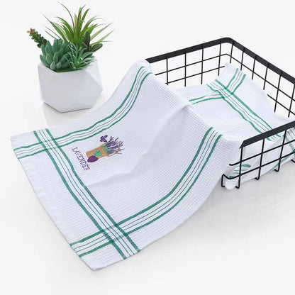 6pcs Microfiber Towel Absorbent Kitchen Cleaning Cloth