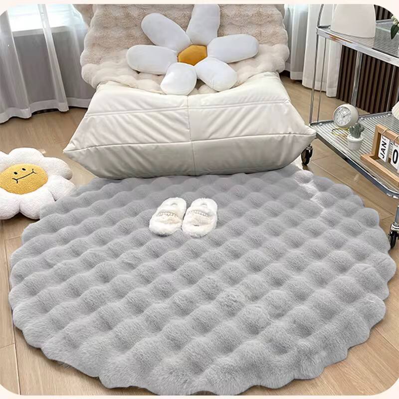 Fluffy Round Plush Rugs