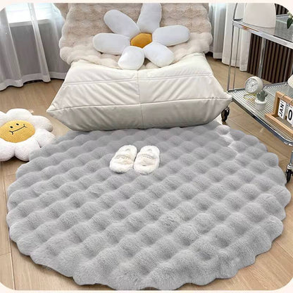 Fluffy Round Plush Rugs