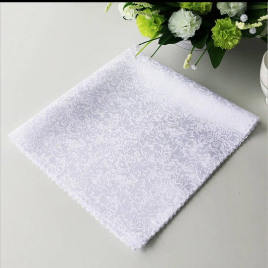 100% Polyester Washable Dinner cloth Table Napkins. 6pc