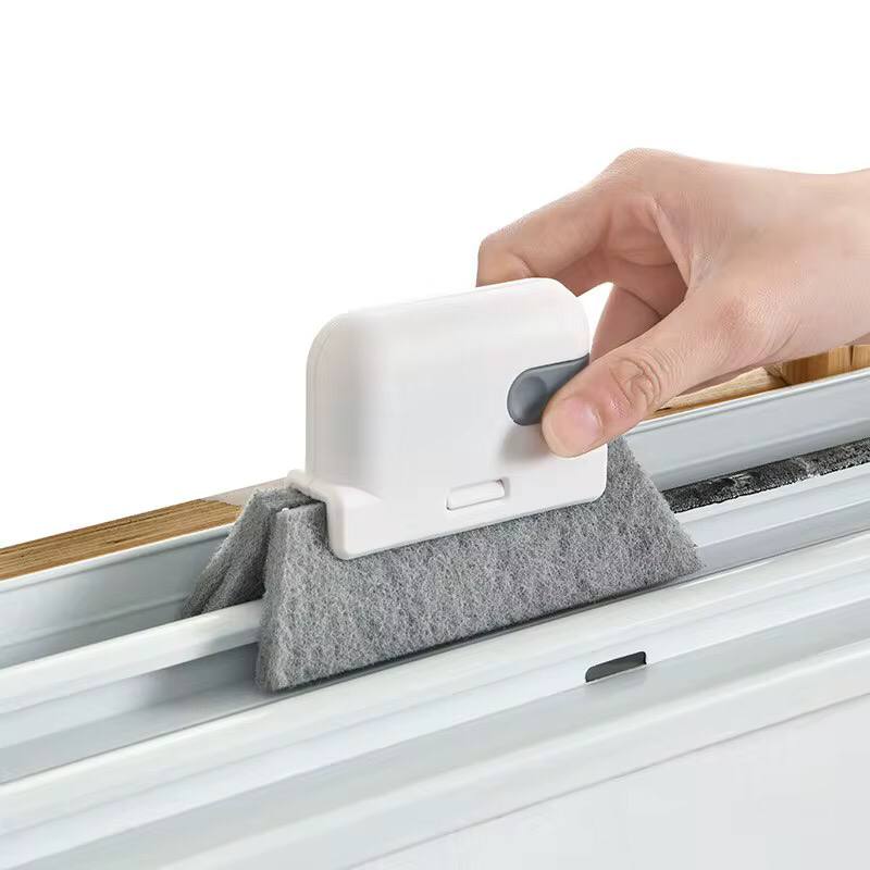 Creative multilayered groove cleaning double sided brush