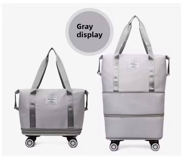 Movable travelling travelling duffle bag