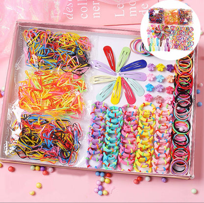 Girls Colorful Hair Bands Set Nylon