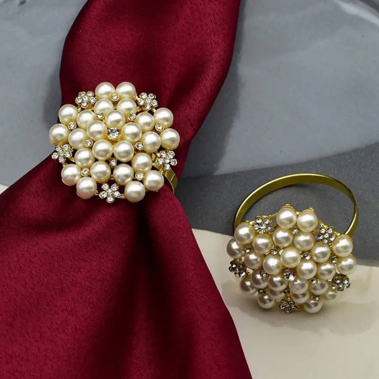 6pc Napkin ring holder