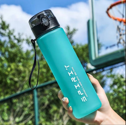 800ML Spirit Portable Water Bottle Motivational Sports Water bottle with Time Marker Leak-proof Cup for Outdoor Sport Fitness BPA Free