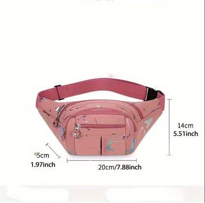 Water Proof Waist Bags Lightweight Fanny Pack Korean-Style Cross Body Bags Hot Stamping Multifunctional bags