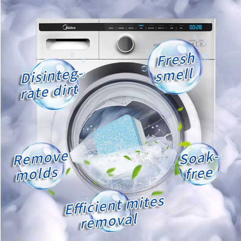 Drum washing machine antibacterial  cleaning Tablets
12pcs