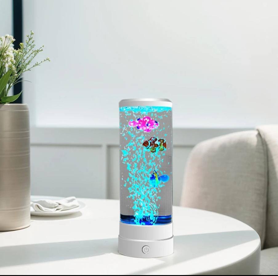 LED Bubble Fish Lamp decor  1.5 liters capacity