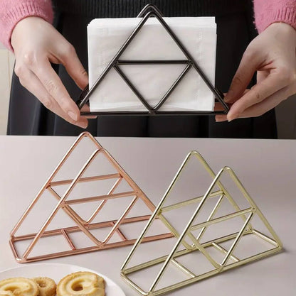 Modern Metallic Napkin Holder