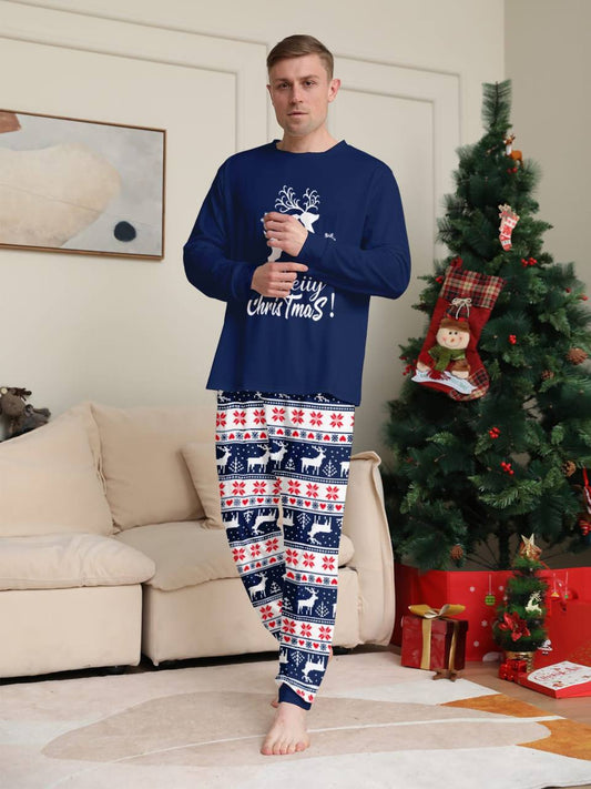 Christmas pajamas outfit for both Adults &kids pyjamas set(top+pant)
Material: Poly Cotton