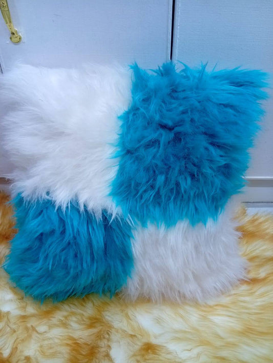 Double colour fauxfur cases